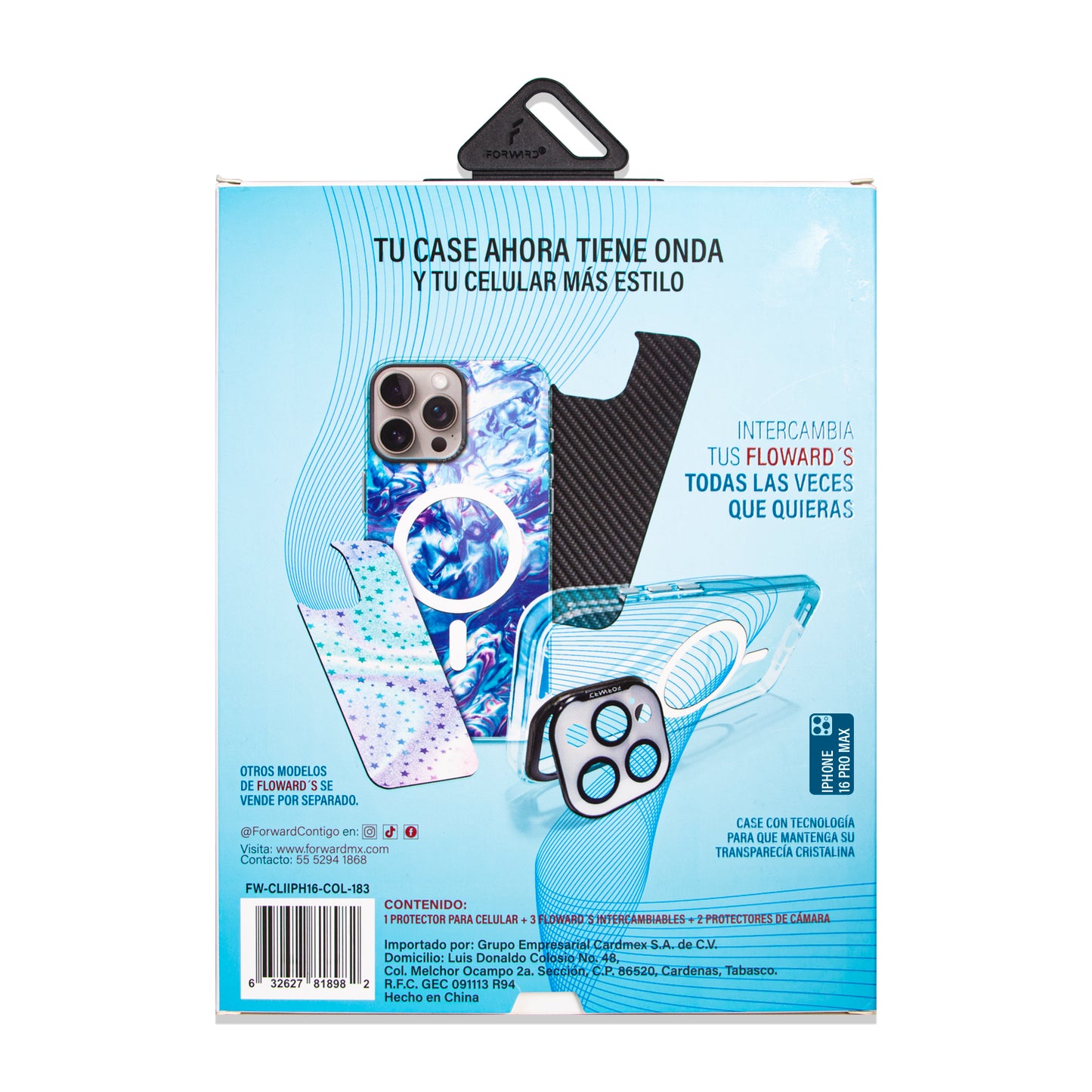 Case Forward Lámina Intercambiable para iPhone 16 | Personaliza tu Estilo