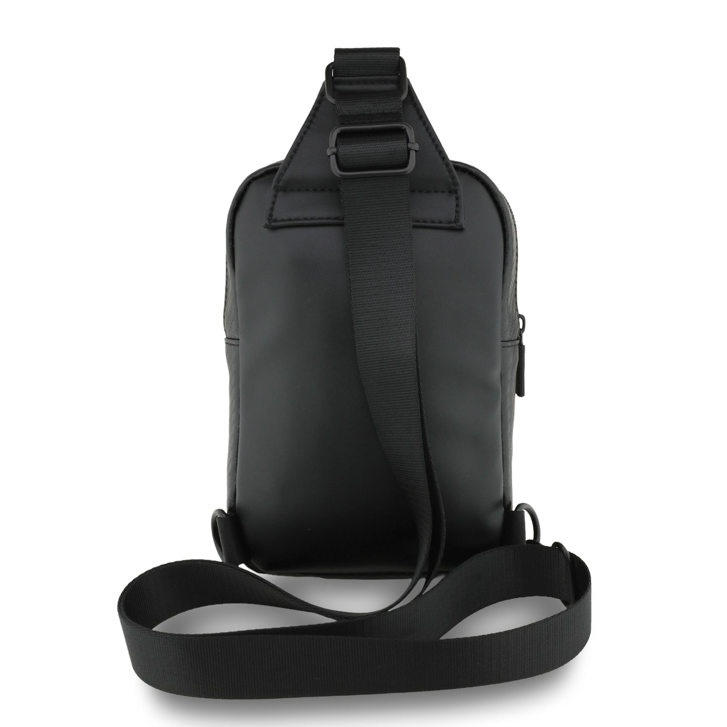 Bolsa Crossbody BMW de Fibra de Carbón Negra con Logo de Metal | Pechera Original de Lujo