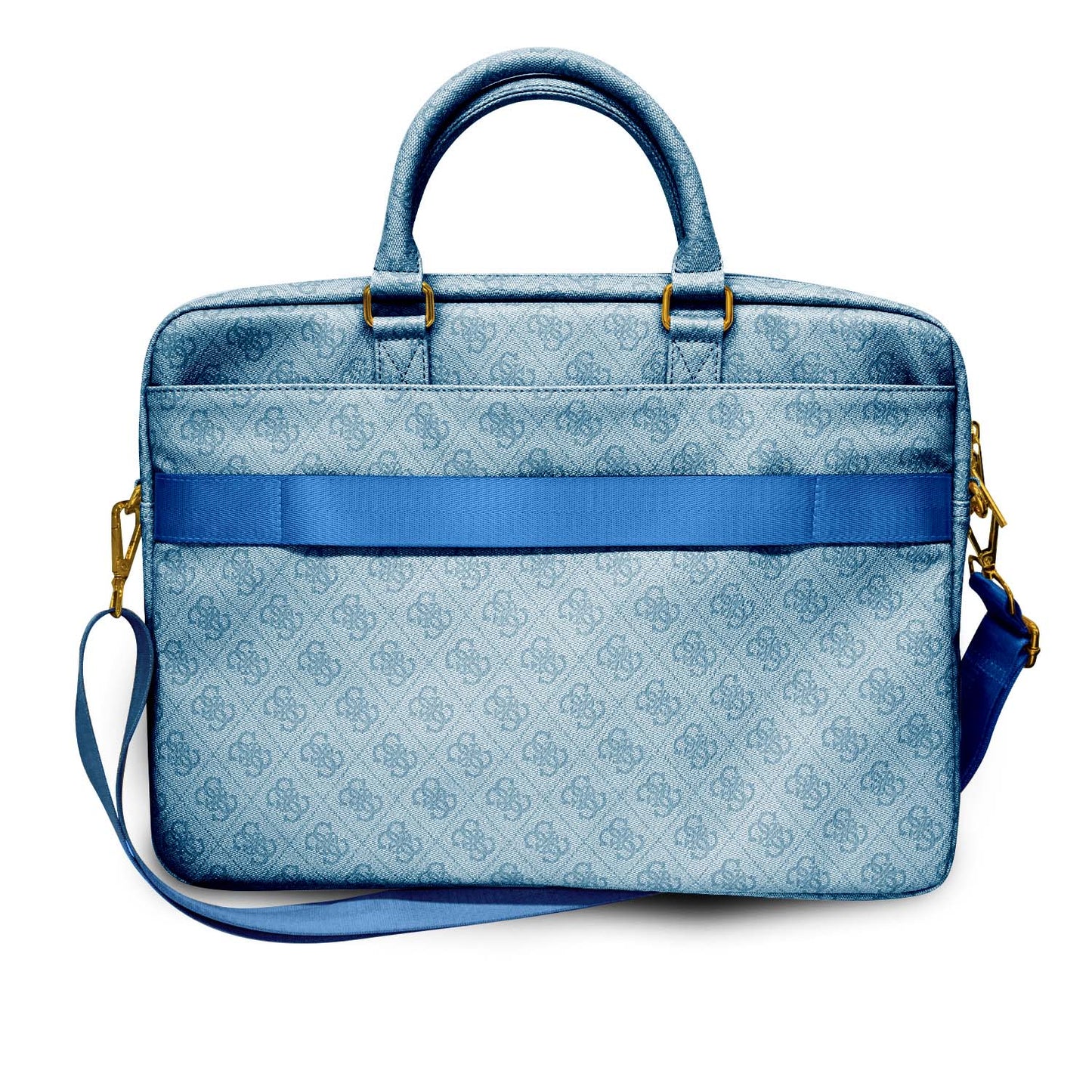 Bolso/Portafolio Guess Diseño 4G con Logo 4G de Metal Color Azul