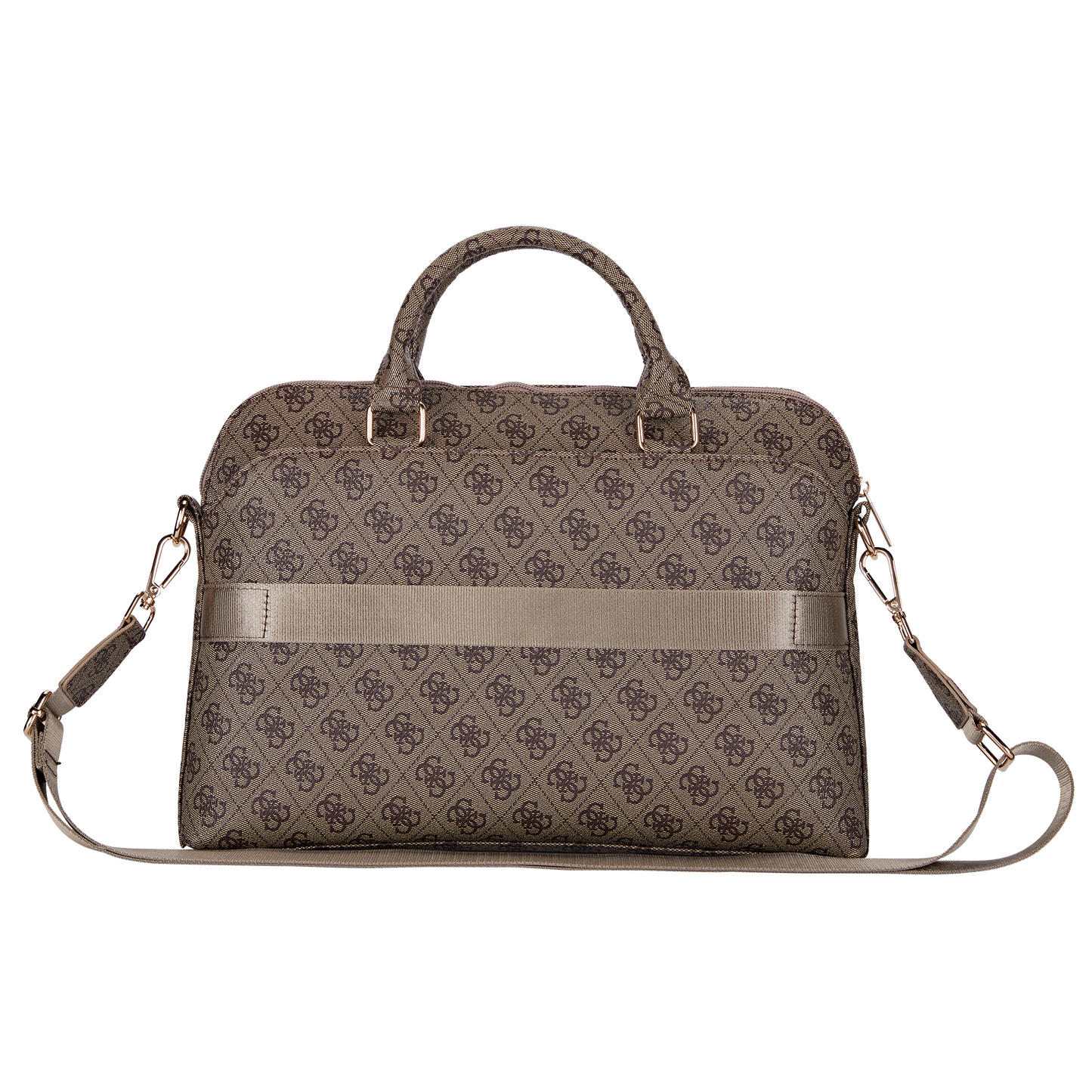 Portafolio Guess 4G Logo Triángulo 15" Café | Estilo y Elegancia