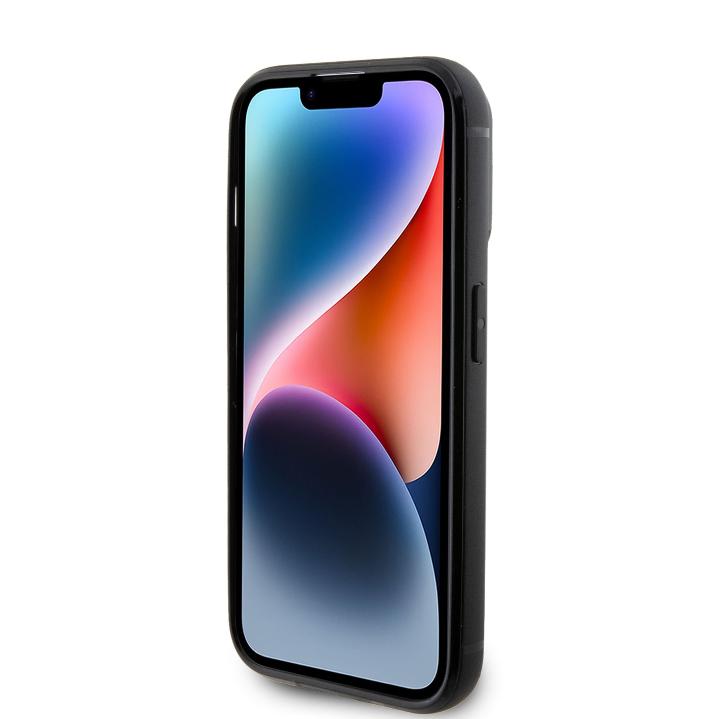 Funda Karl Lagerfeld iPhone 15 Pro con Pedrería y Logo Metálico - Negra