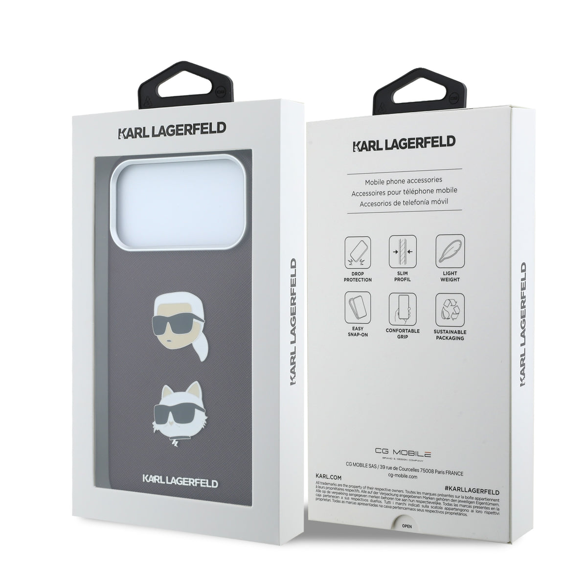 Funda Karl Lagerfeld Original iPhone 18 Pro Max Pins