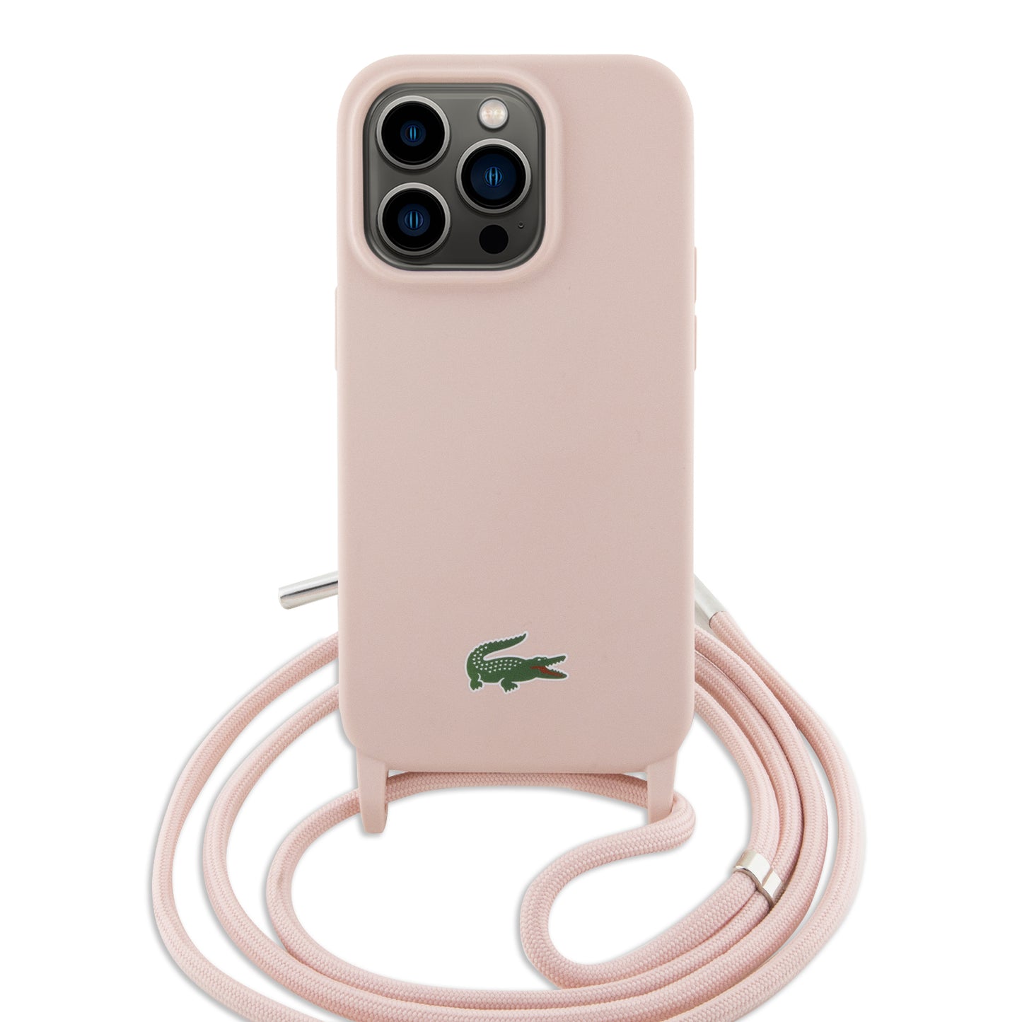 Case Lacoste Logo Impreso con Correa iPhone 15 Pro Max