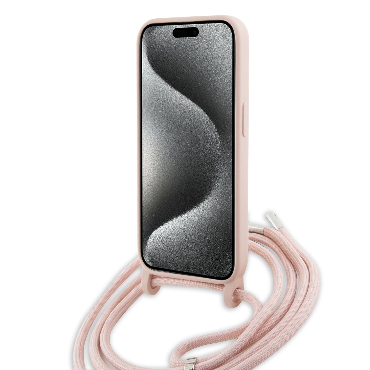 Case Lacoste Logo Impreso con Correa iPhone 15 Pro Max