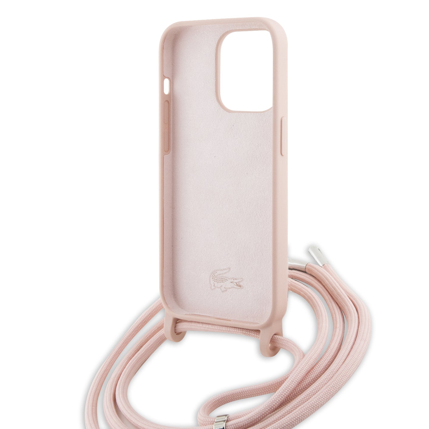 Case Lacoste Logo Impreso con Correa iPhone 15 Pro Max
