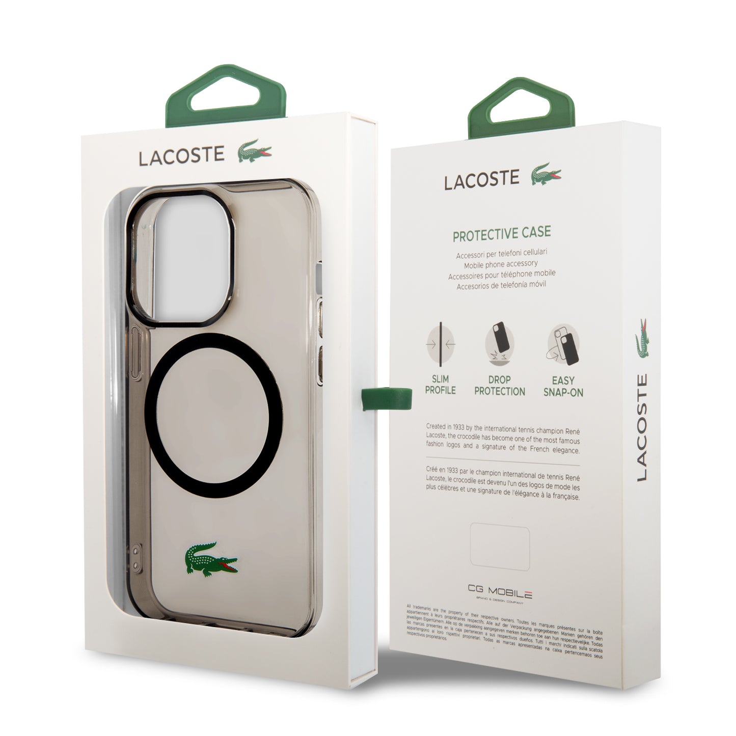 Case Lacoste TPU con Magsafe iPhone 15 Pro Max
