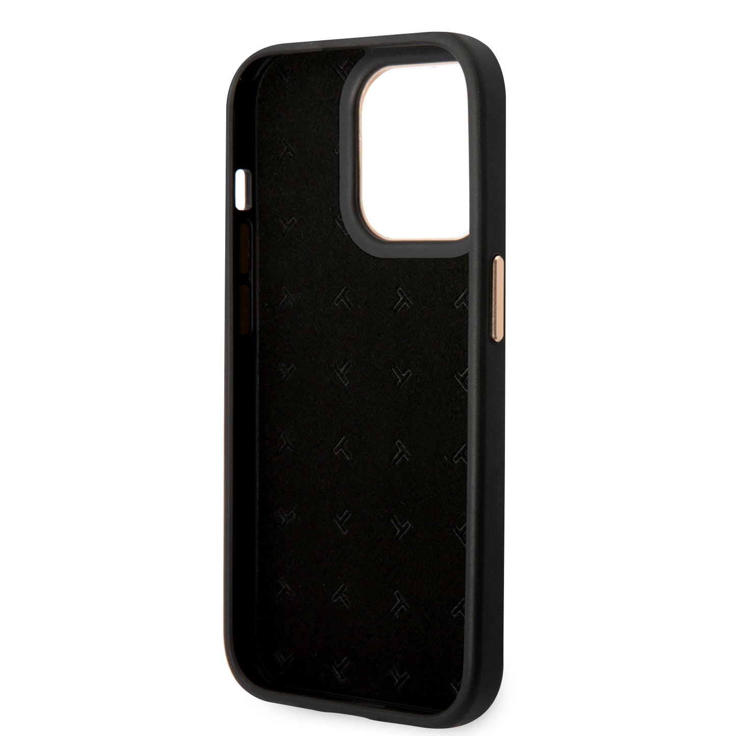Funda TUMI Negra con Logo Metálico para iPhone 14 Pro
