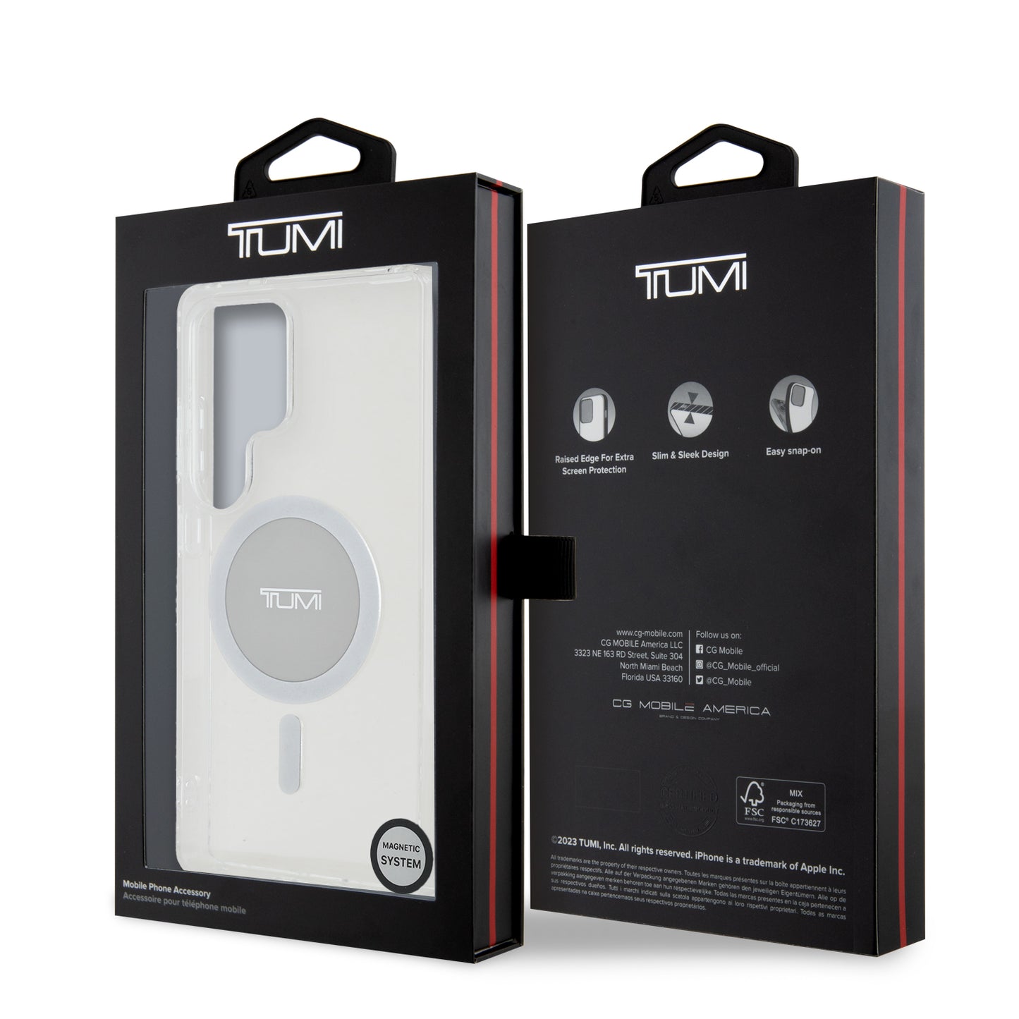 Case TUMI Transparente con MagSafe para Samsung S25 Ultra | Estilo y Protección