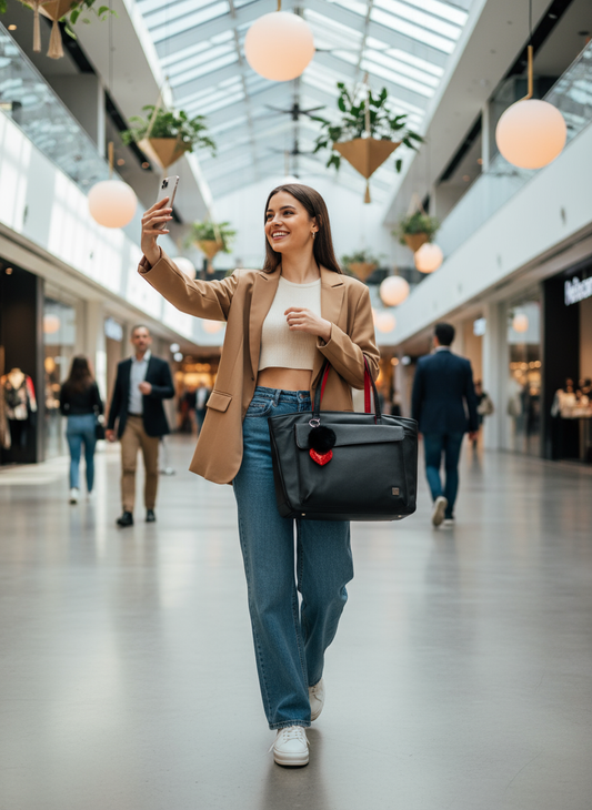 Bolsa Forward Tote para Laptop 15.6” Negra – Elegante y Funcional