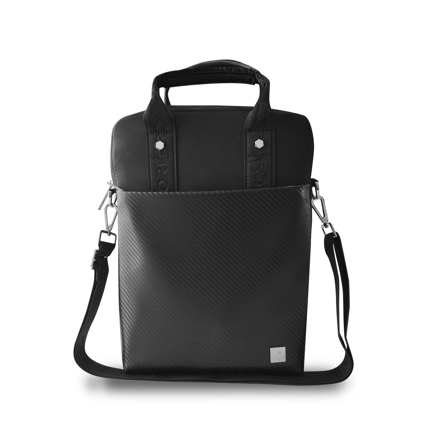 Portafolio Vertical Forward Fibra de Carbono 14” Negro – Ejecutivo y Moderno