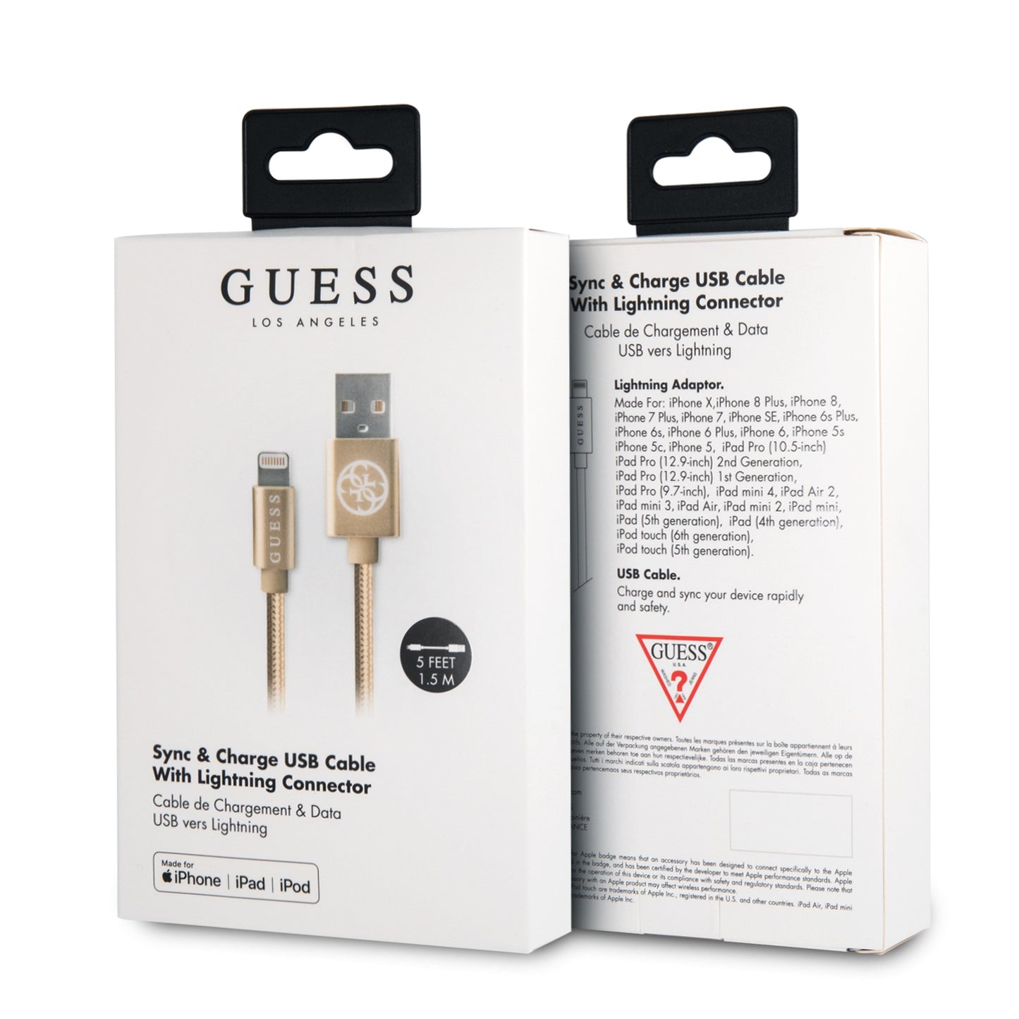 Cable Guess Lightning Tejido Dorado - ForwardContigo