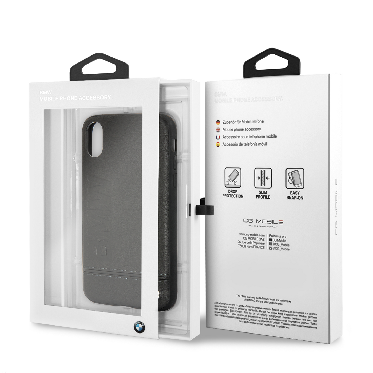 Funda Case Bmw Signature Hard Black iPhone X/xs - ForwardContigo