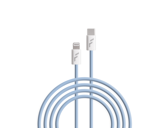 Cable Forward Tipo C a Lightning de Silicón Color Azul
