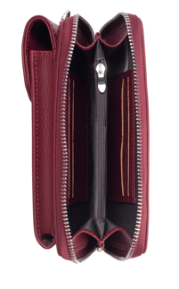 Cartera Forward Tipo Piel con Correa Color Rojo