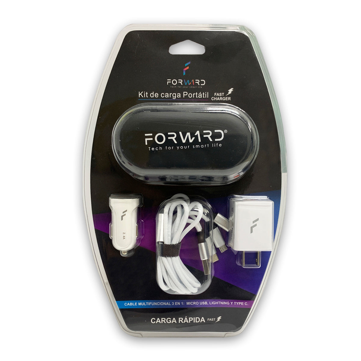Kit de Viaje Forward Carga Rápida
