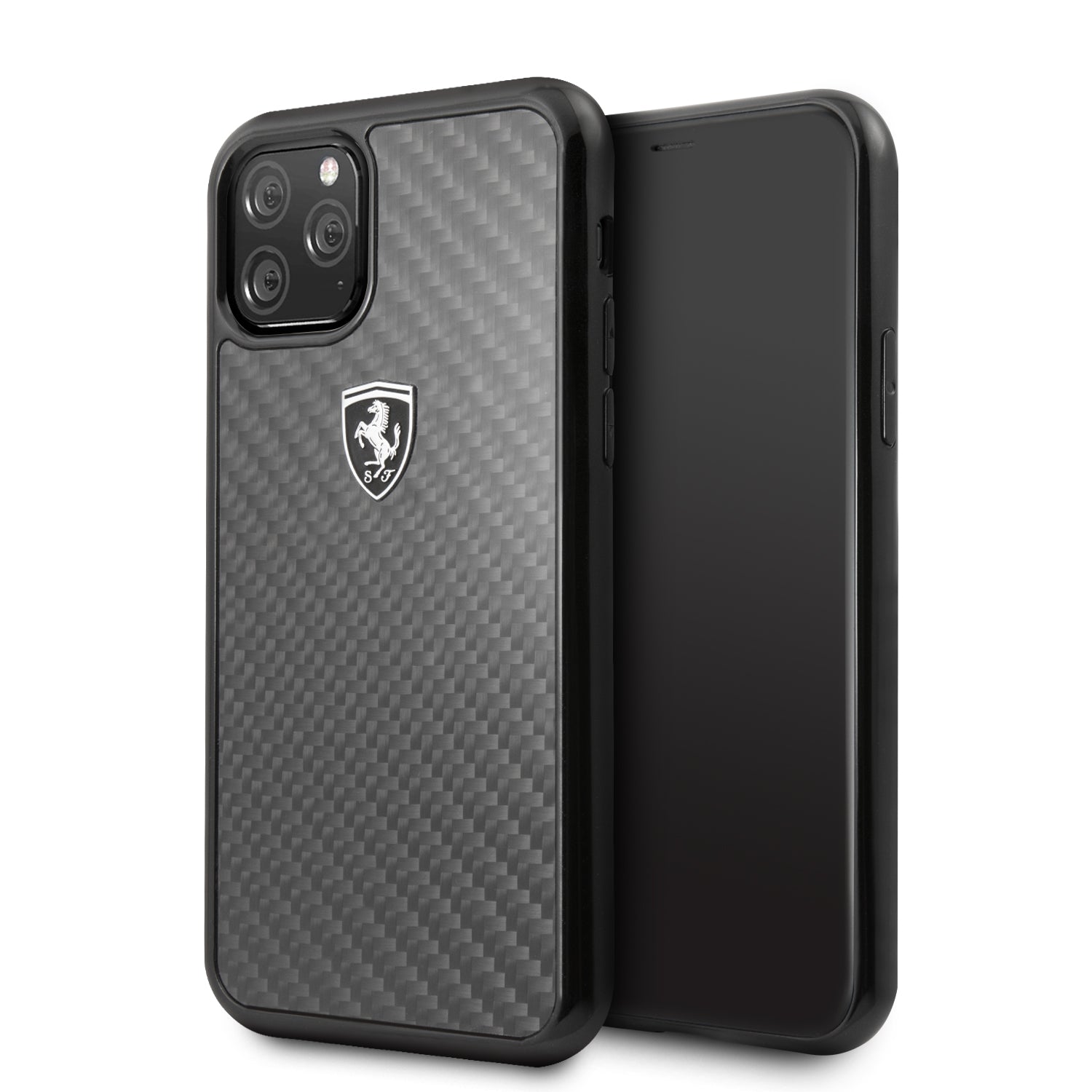 Case Funda Ferrari fibra de carbono iPhone 11 Pro - ForwardContigo
