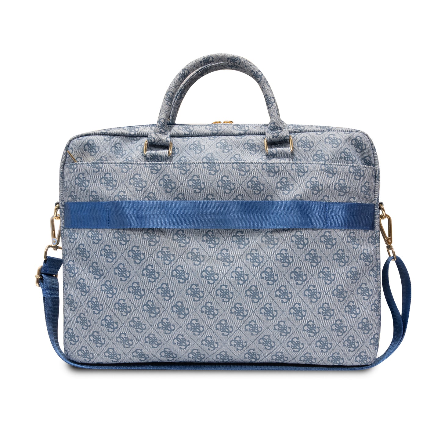 Bolso/Portafolio Guess Diseño 4G y Printed Stripes Color Azul