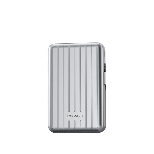 Power Bank Forward Inalámbrico 10,000 mAh Gris | Carga Rápida y Eficiente