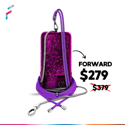 Colgante Forward para Celular Morado para Mujer - Elegancia y Estilo en tus Manos