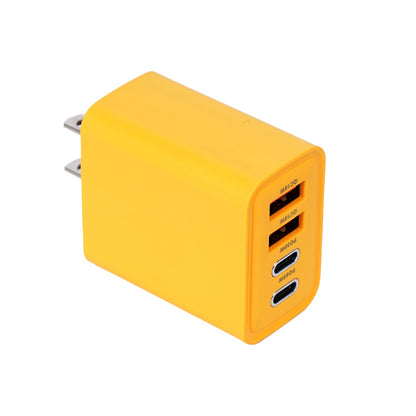 Cargador Forward USB y Tipo C 65W Amarillo | Carga Rápida y Potencia