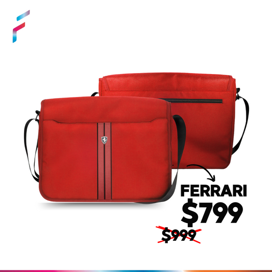 Portafolio Ferrari para Laptop 13" - Elegancia y Funcionalidad de Lujo