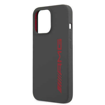 Funda AMG de Silicón para iPhone 13 Pro Max - Gris | Case Original Mercedes-Benz