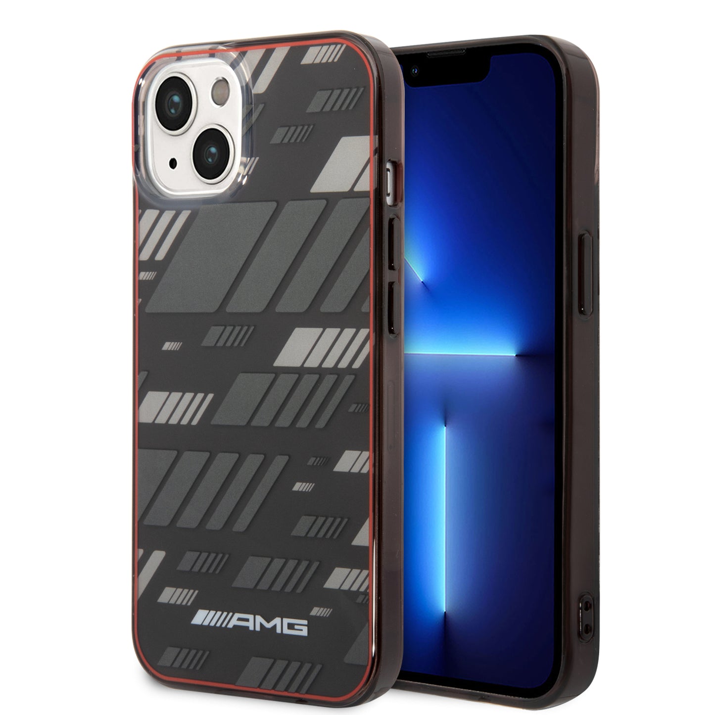 Funda AMG con Gráficos Deportivos para iPhone 14 Plus - Negro | Case Original