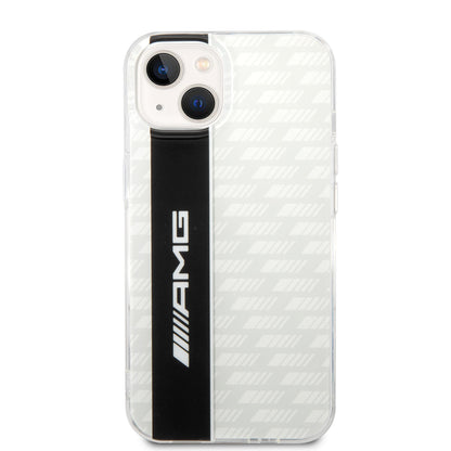 Funda AMG de Fibra de Carbono para iPhone 14 Plus - Blanco | Case Original Mercedes-Benz
