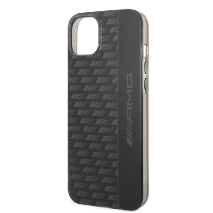 Funda AMG con Patrón Gris para iPhone 14 Plus - Negro | Case Original de Lujo