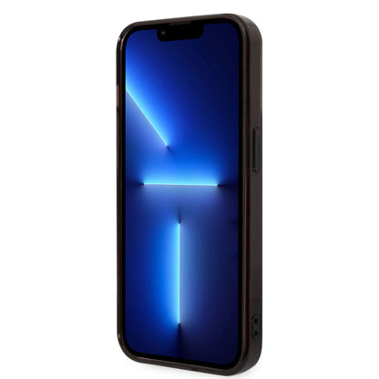 Funda AMG con Patrón Gris para iPhone 14 Pro Max - Negro | Case Original de Lujo
