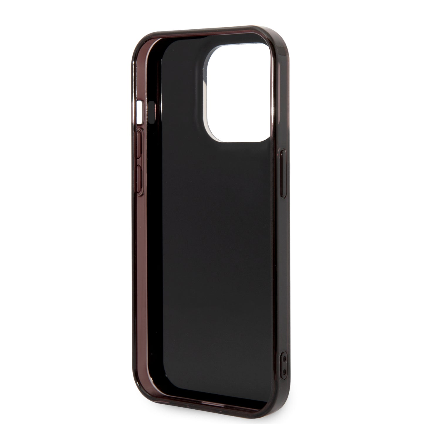 Funda AMG con Patrón Gris para iPhone 14 Pro Max - Negro | Case Original de Lujo