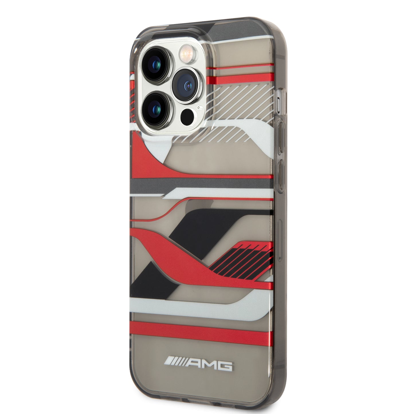 Funda AMG con Gráficos Deportivos para iPhone 14 Pro Max - Negro | Case Original