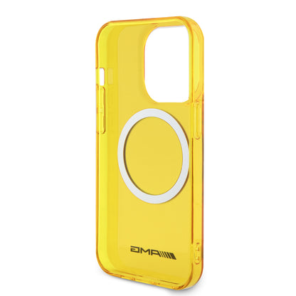 Funda AMG MagSafe para iPhone 15 Pro Amarillo - Case Original de Lujo