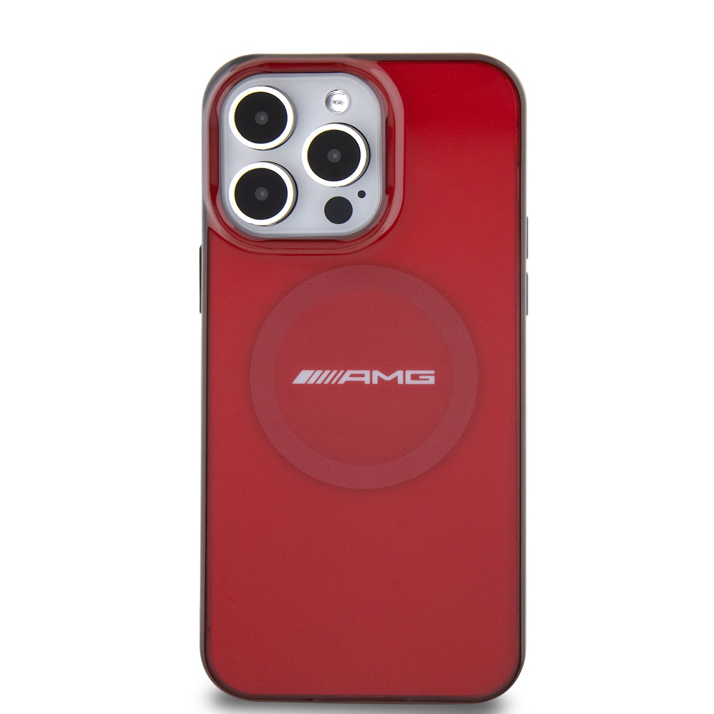 Funda AMG MagSafe para iPhone 15 Pro Max - Rojo Deportivo | Case Original de Lujo