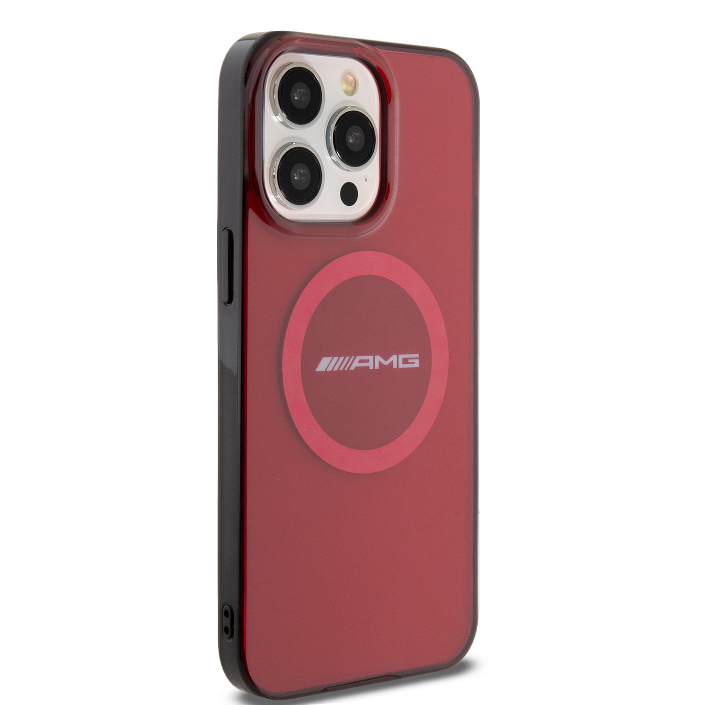 Funda AMG MagSafe para iPhone 15 Pro Max - Rojo Deportivo | Case Original de Lujo