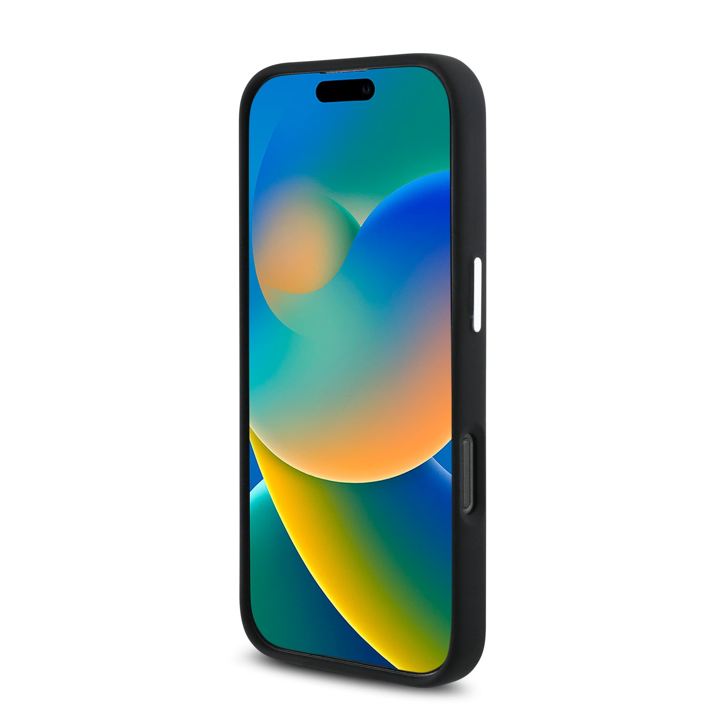 Funda AMG de Silicón Diseño Pista para iPhone 16 Pro Max - Negro | Case Original