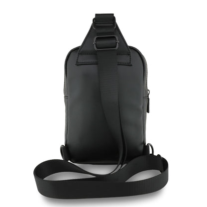 Bolsa Crossbody BMW de Fibra de Carbón Negra con Logo de Metal | Pechera Original de Lujo