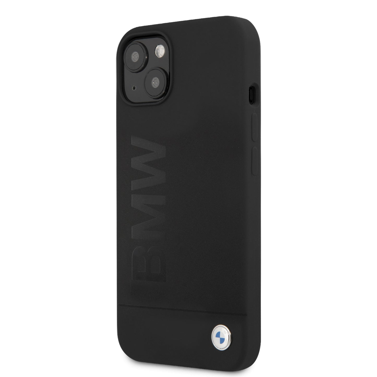 Funda BMW de Silicón con Grabado Premium para iPhone 13 - Negro | Case Original