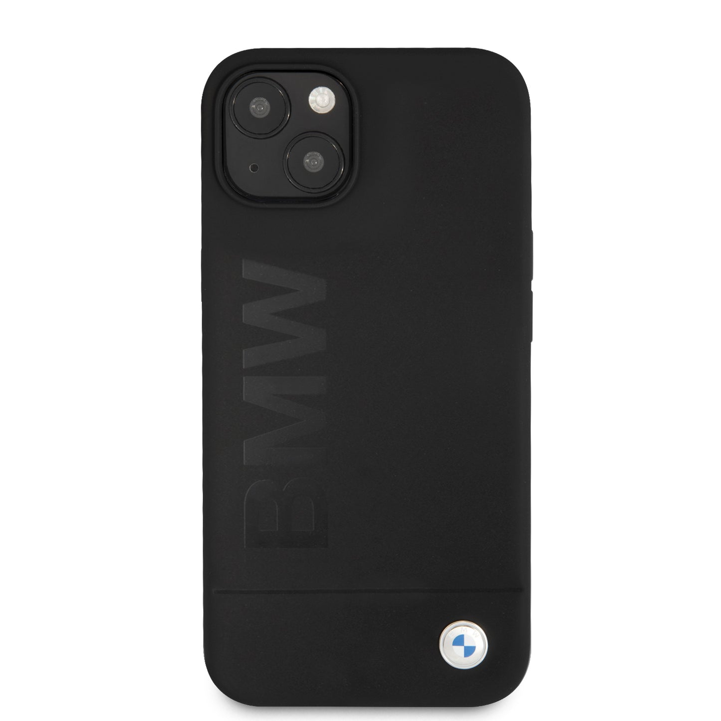 Funda BMW de Silicón con Grabado Premium para iPhone 13 - Negro | Case Original