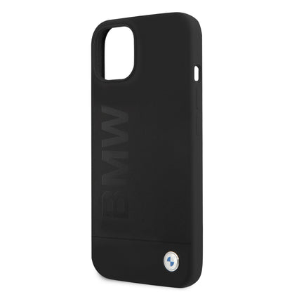 Funda BMW de Silicón con Grabado Premium para iPhone 13 - Negro | Case Original