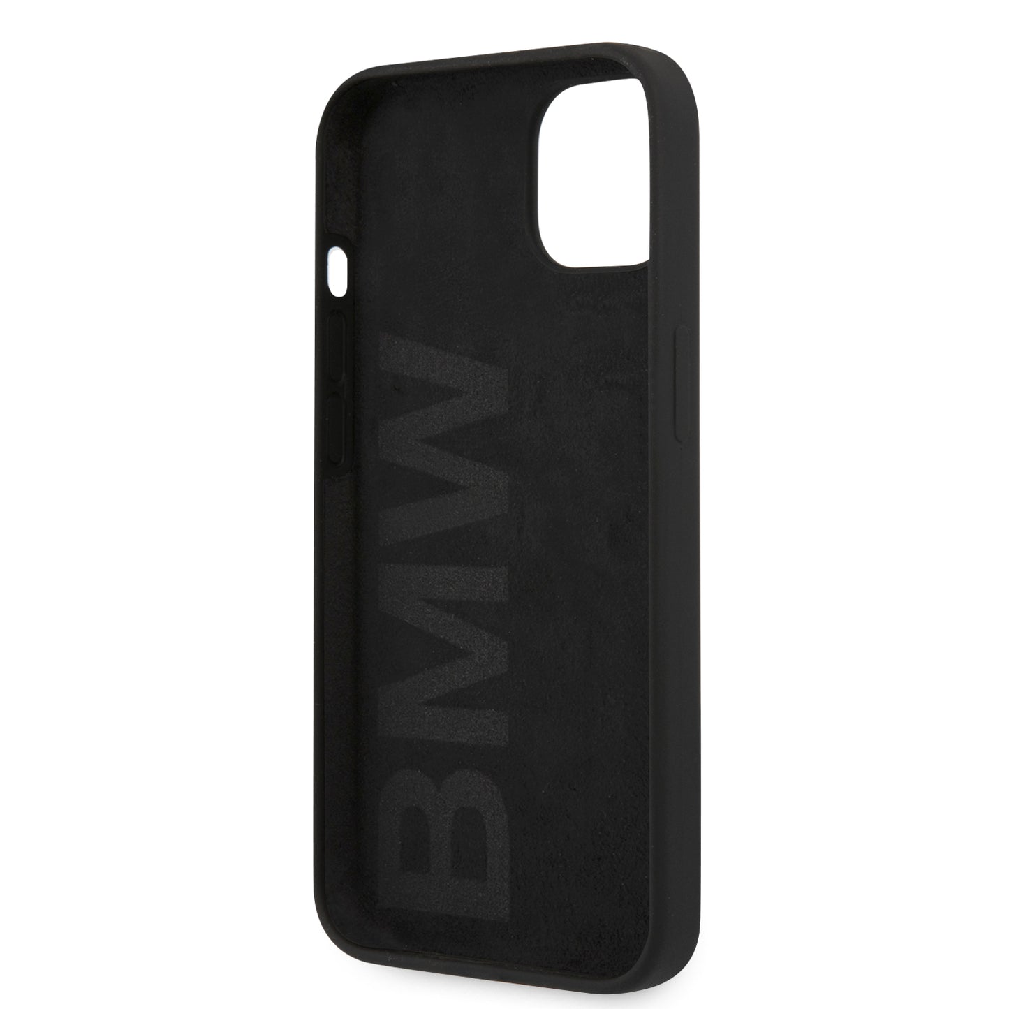 Funda BMW de Silicón con Grabado Premium para iPhone 13 - Negro | Case Original
