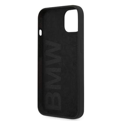 Funda BMW de Silicón con Grabado Premium para iPhone 13 - Negro | Case Original