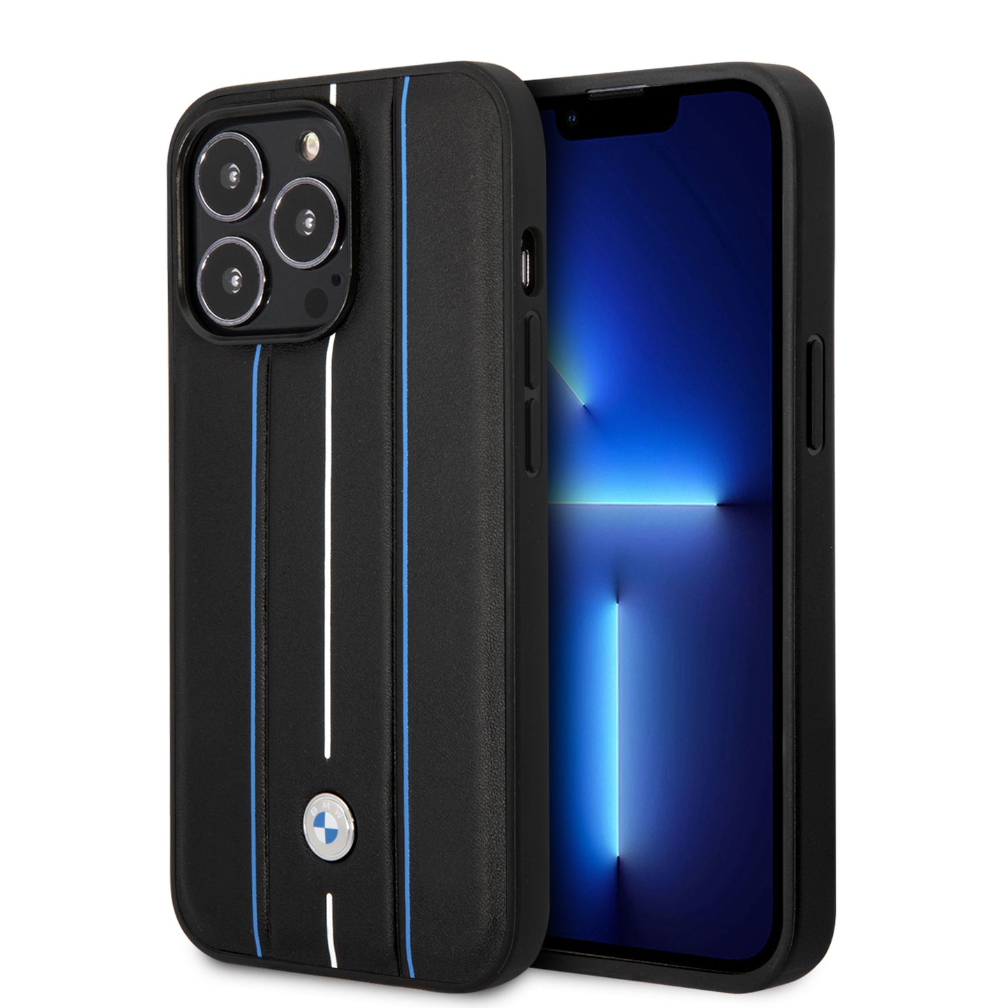 Case BMW Pista para iPhone 14 Pro - Negra | Estilo Deportivo y Protección Premium