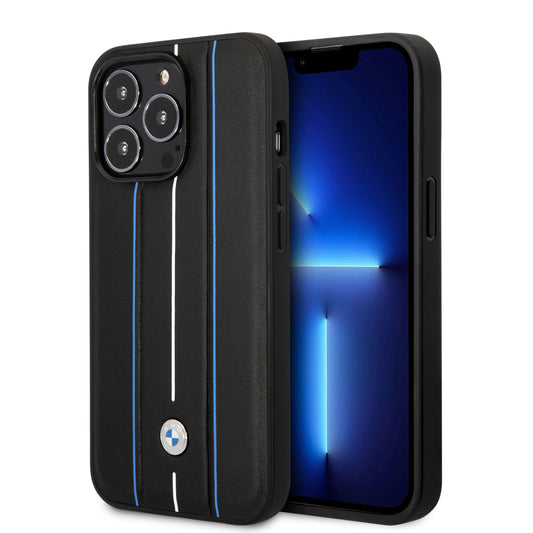 Case BMW Pista para iPhone 14 Pro - Negra | Estilo Deportivo y Protección Premium