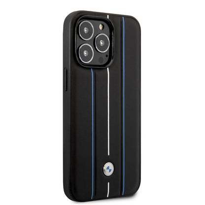 Case BMW Pista para iPhone 14 Pro - Negra | Estilo Deportivo y Protección Premium