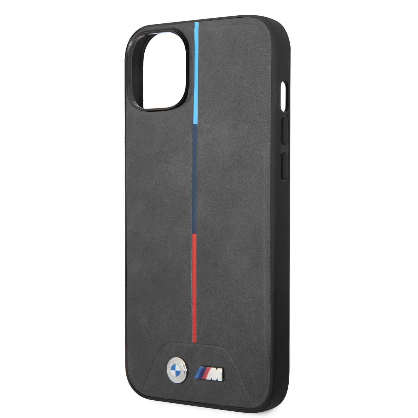 Funda BMW de Piel PU con Logo Impreso para iPhone 14 Plus - Negro | Case Original