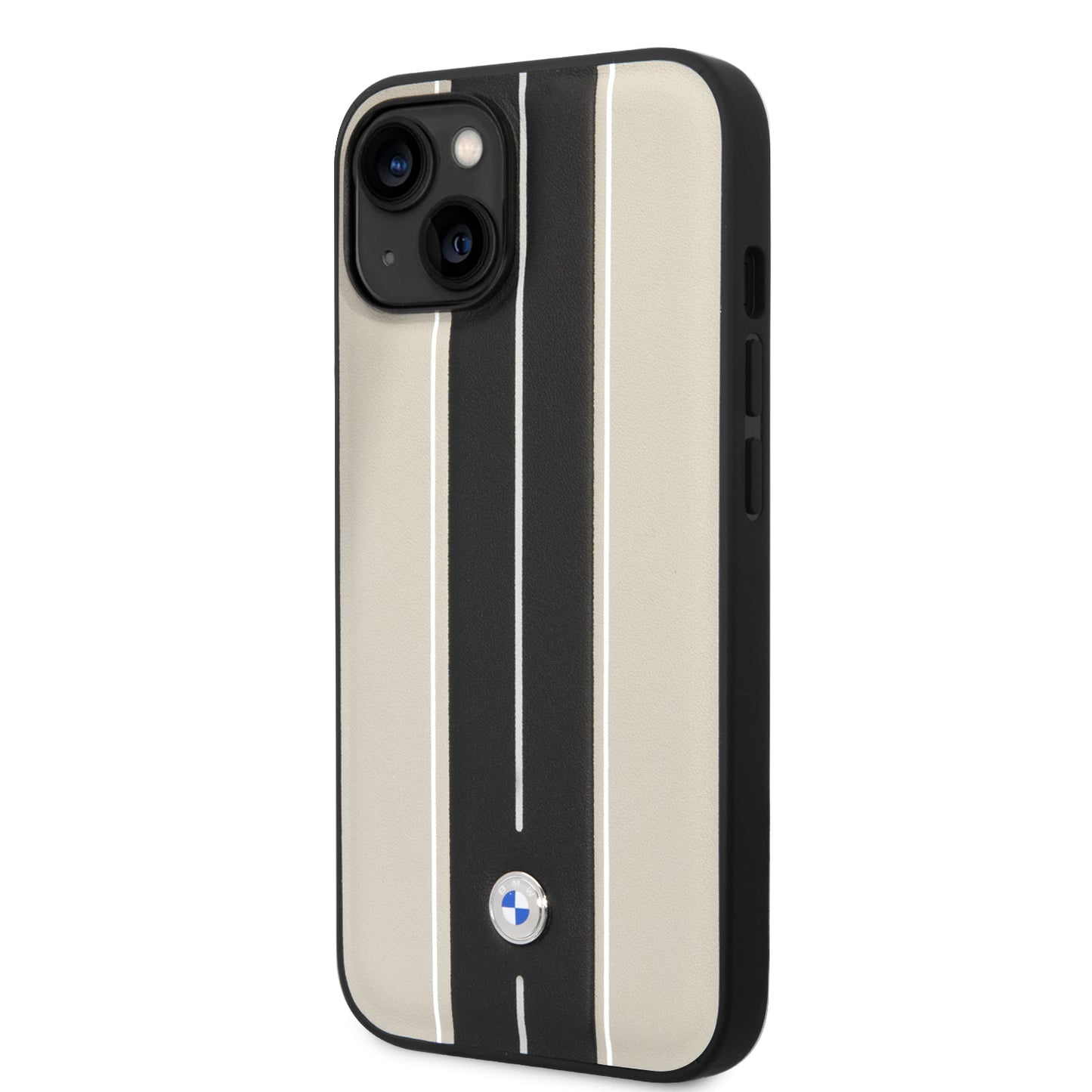 Funda BMW Diseño Pista para iPhone 14 Plus - Beige | Case Original de Lujo