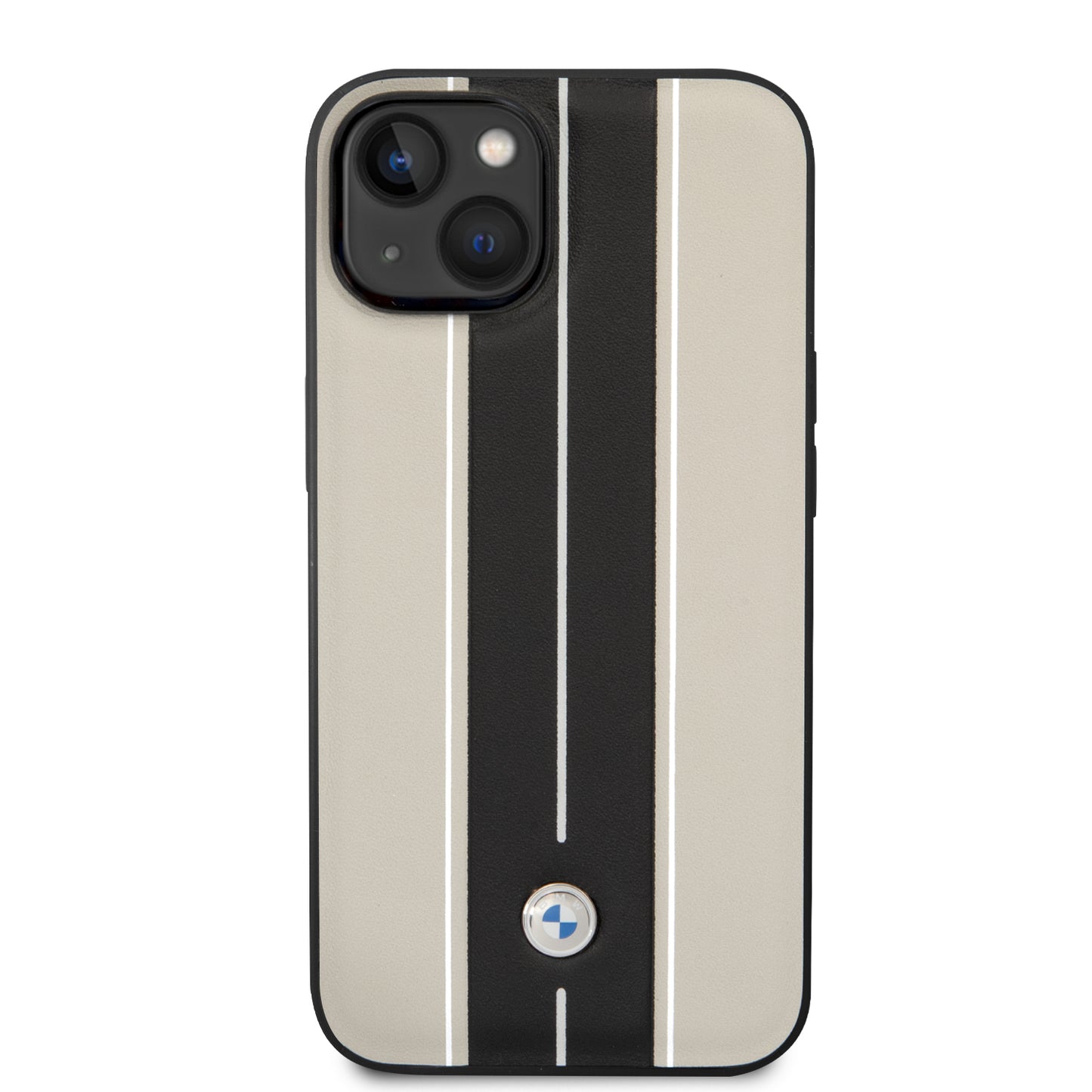 Funda BMW Diseño Pista para iPhone 14 Plus - Beige | Case Original de Lujo