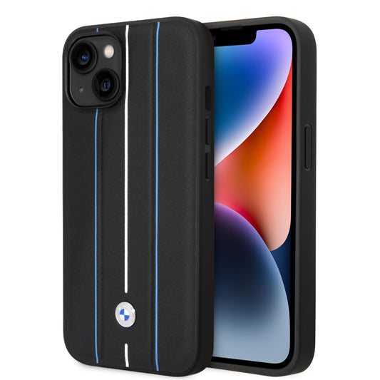 Case BMW Pista para iPhone 14 Plus - Negra | Estilo Deportivo y Protección Premium
