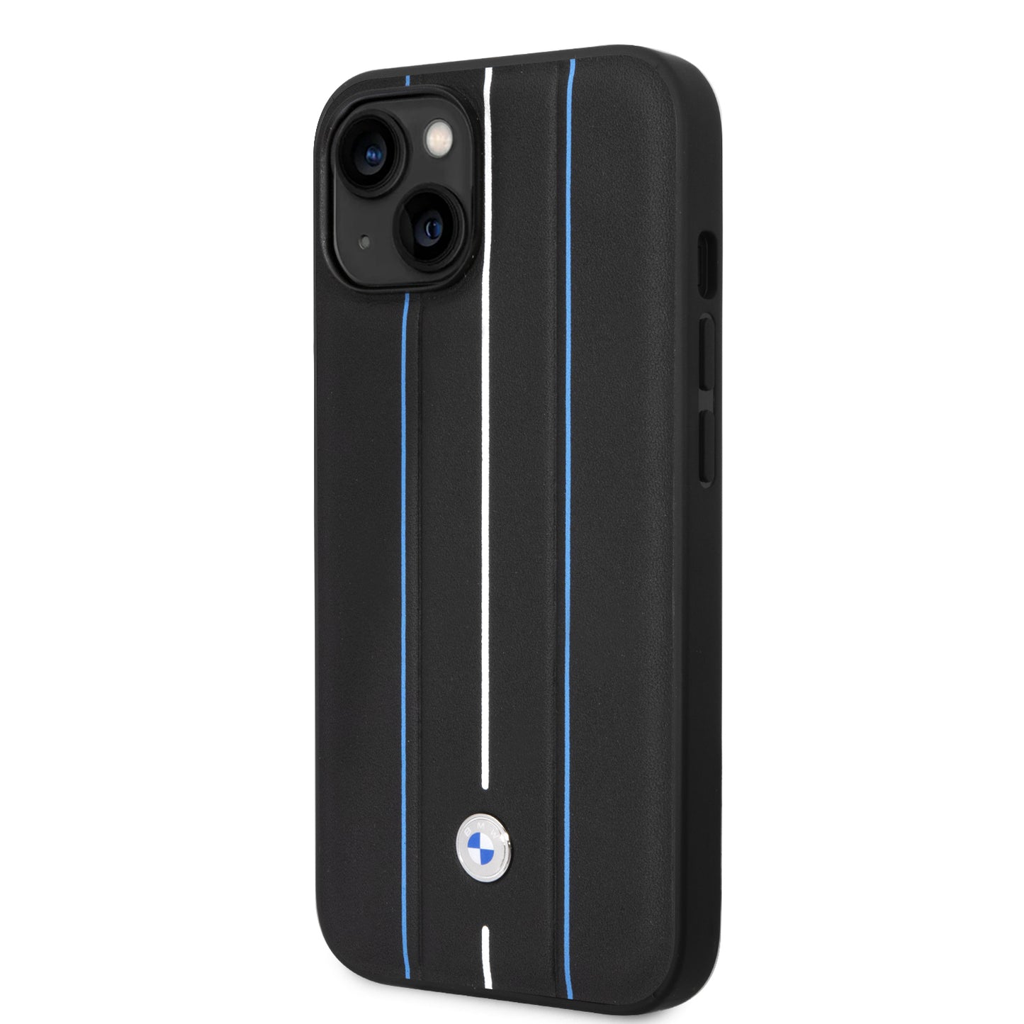 Case BMW Pista para iPhone 14 Plus - Negra | Estilo Deportivo y Protección Premium